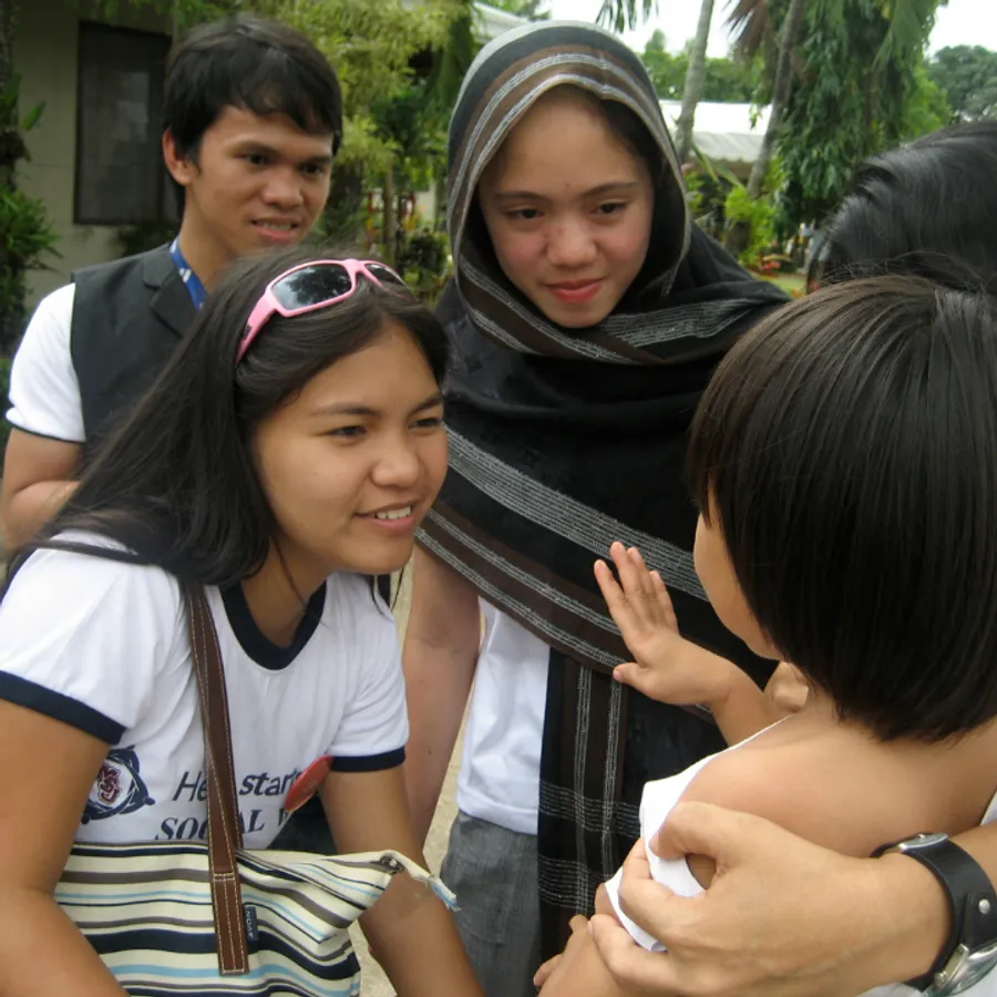 MSU Marawi students engaging in a group activity during an educational tour