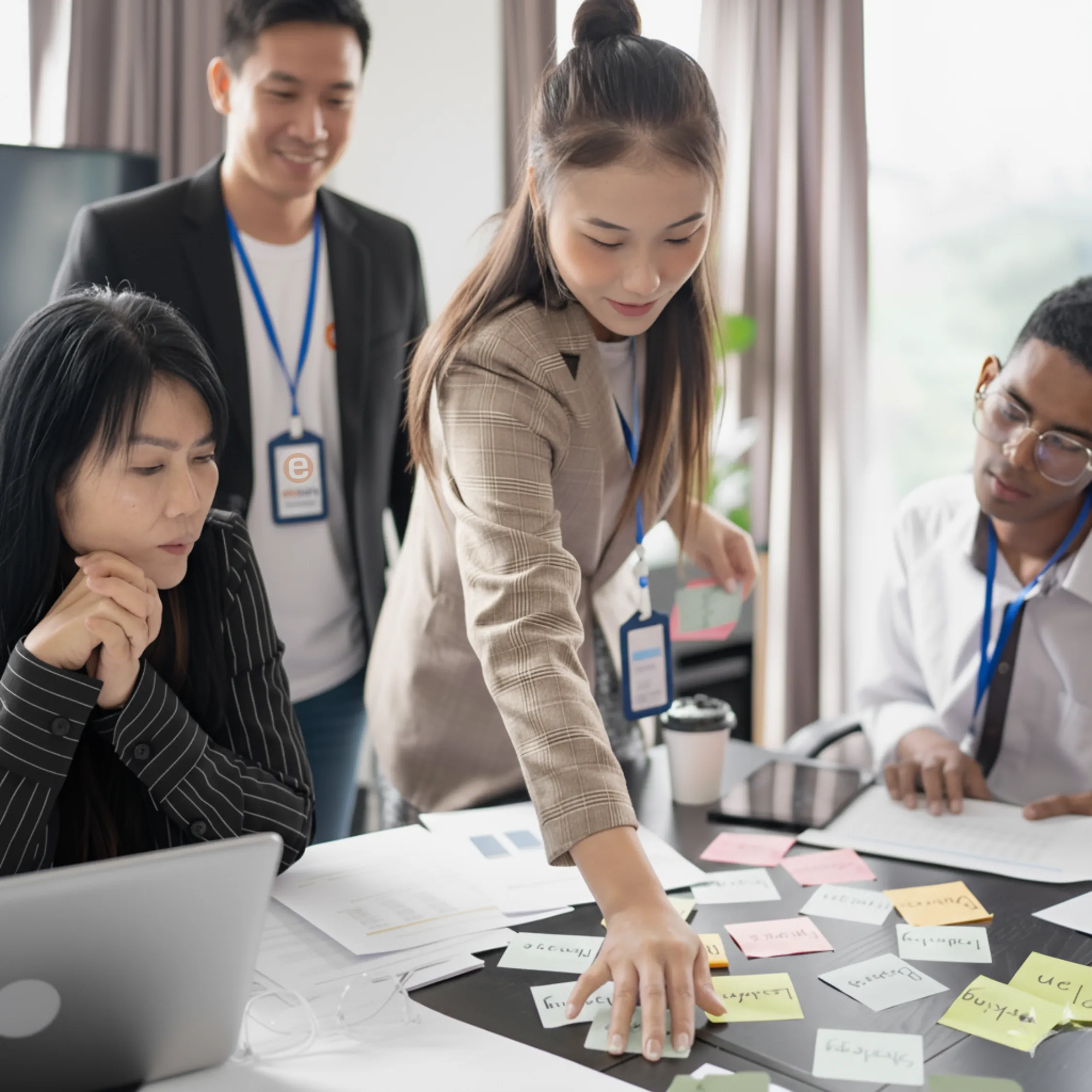 students in an educational tour in the Philippines participating in an entrepreneurship lab activity